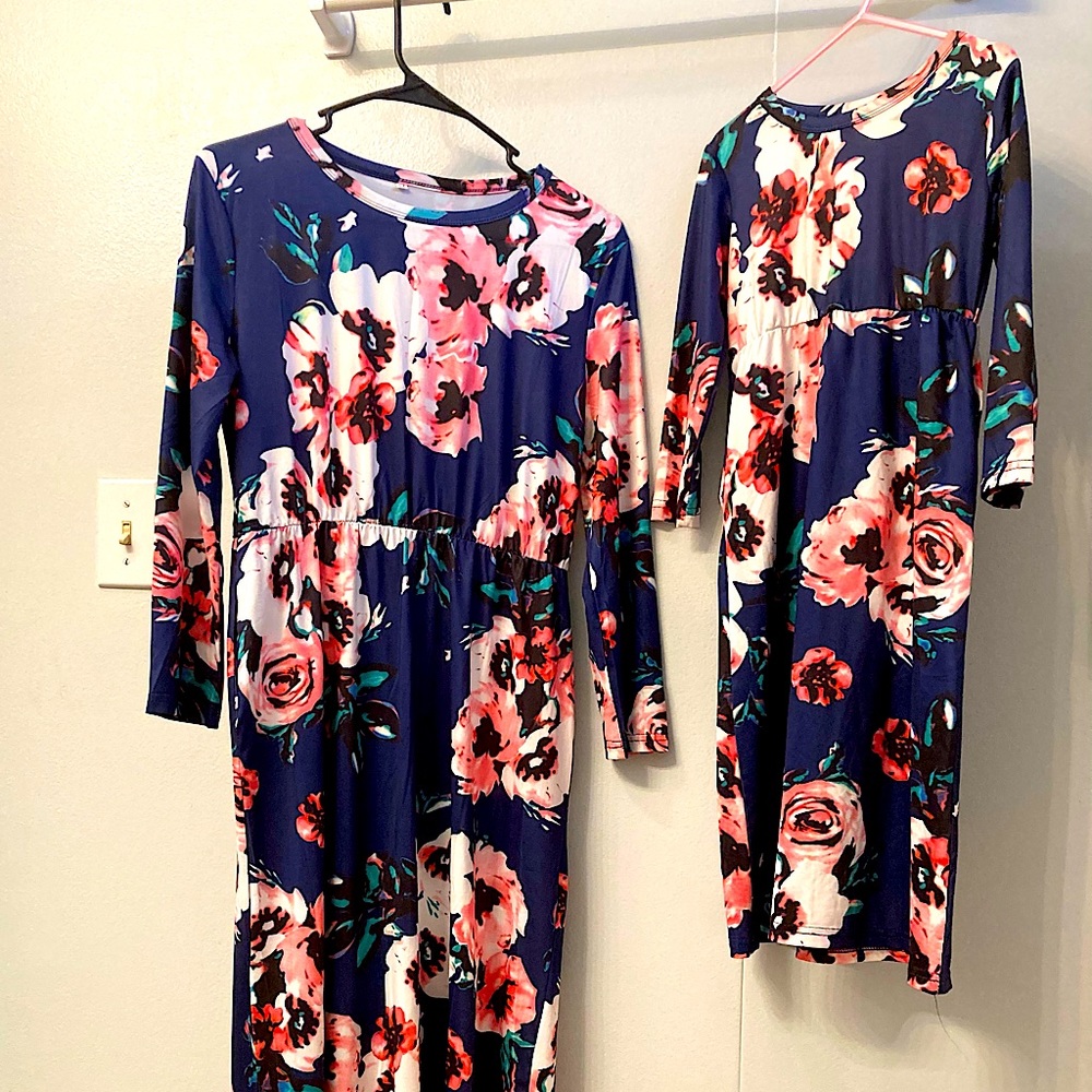 Mommy and Me Floral maxi dresses